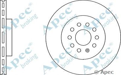 APEC BRAKING dsk2951 -  Тормозной диск